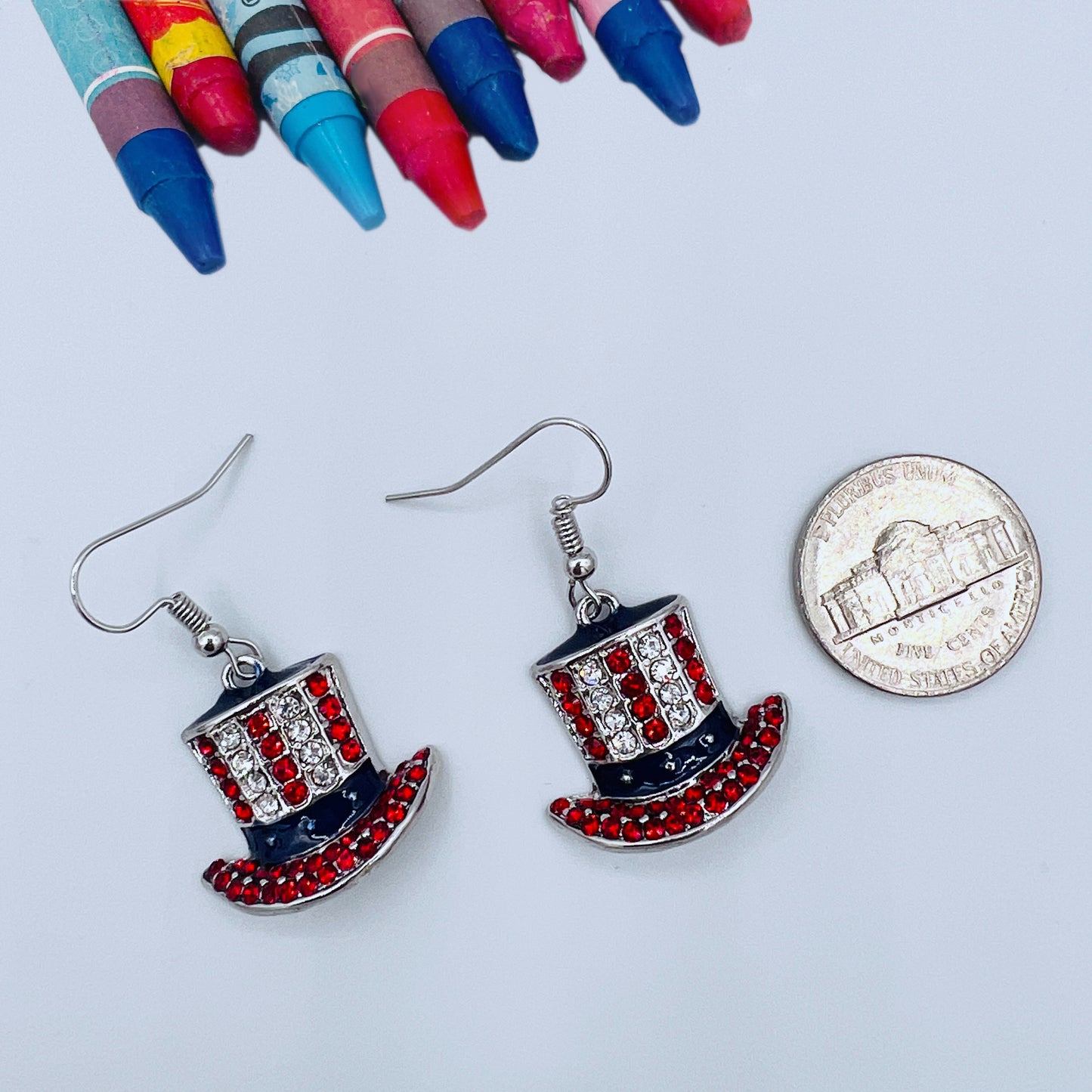 hat earrings