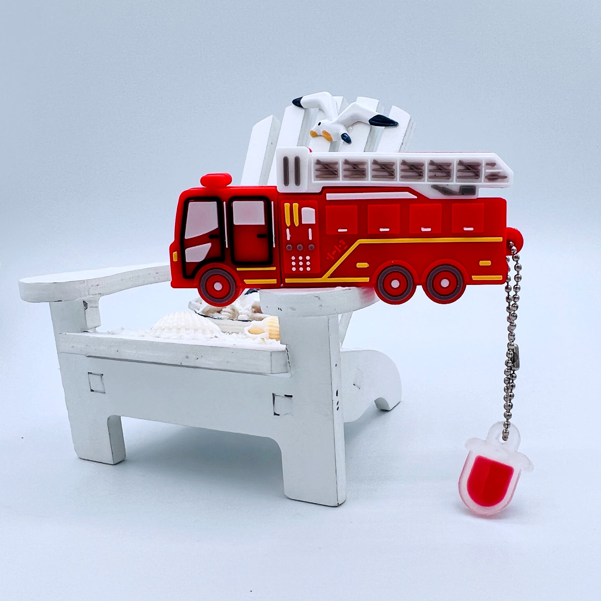 red fire truck