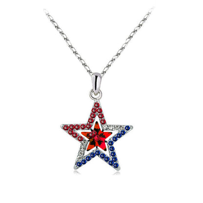 red star necklace