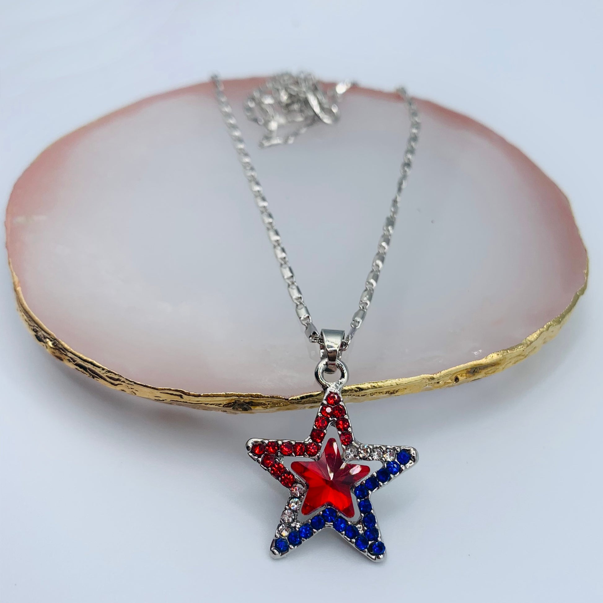 red star necklace