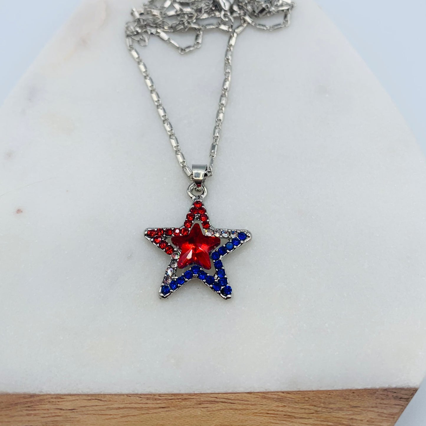 red star necklace