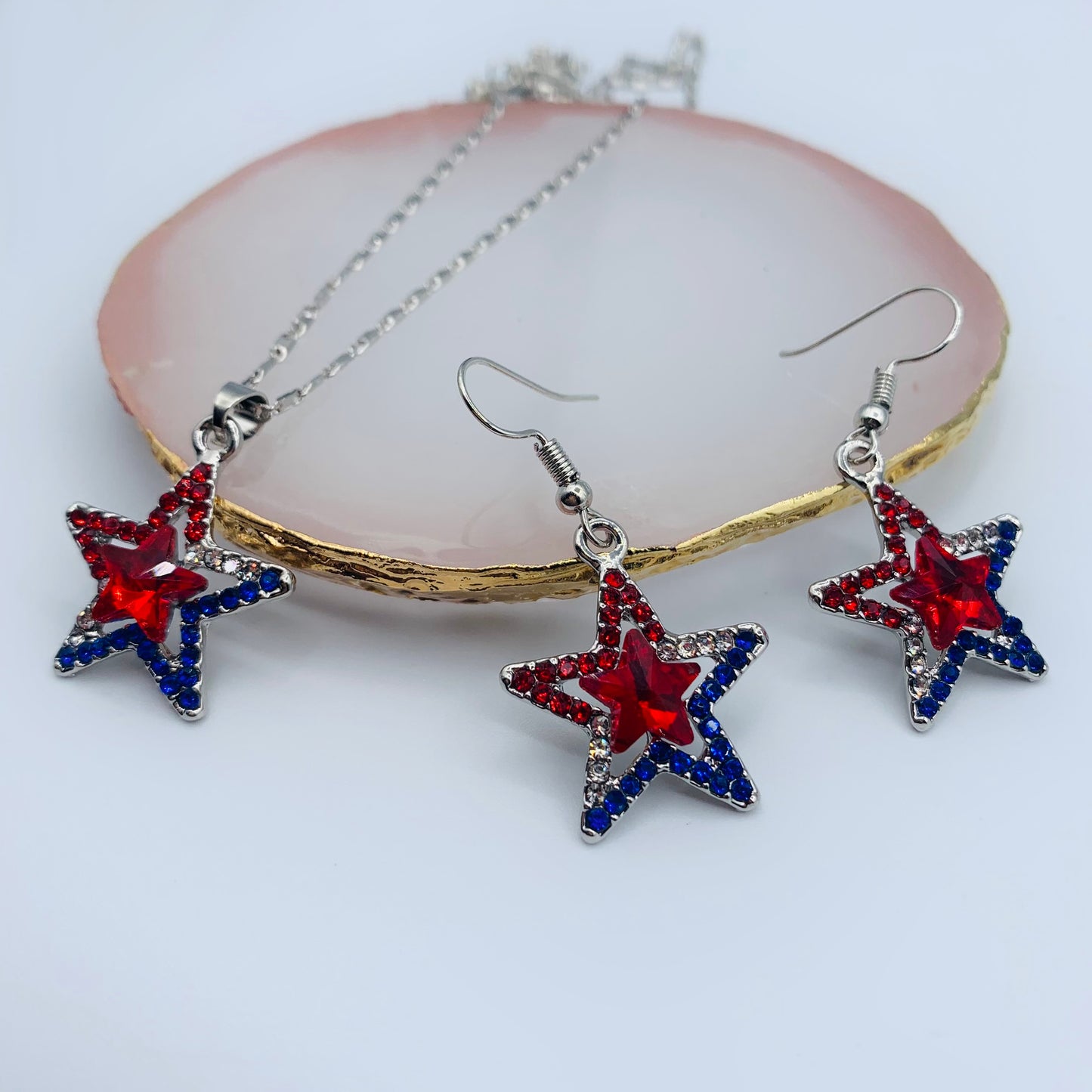 red star jewelry set