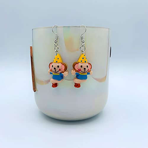 Funny Earrings for Women - Clown Earrings - Circus Earrings - Carnival Earrings for Women - Clown Accessories for Women - Bachelorette Party Jewelry - Weird Earrings - Bride Earrings Bachelorette - Birthday Theme Party Jewelry - Funny Earrings for Girls N