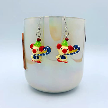 Funny Earrings for Women - Clown Earrings - Circus Earrings - Carnival Earrings for Women - Clown Accessories for Women - Bachelorette Party Jewelry - Weird Earrings - Bride Earrings Bachelorette - Birthday Theme Party Jewelry - Funny Earrings for Girls N