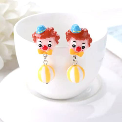 Funny Earrings for Women - Clown Earrings - Circus Earrings - Carnival Earrings for Women - Clown Accessories for Women - Bachelorette Party Jewelry - Weird Earrings - Bride Earrings Bachelorette - Birthday Theme Party Jewelry - Funny Earrings for Girls N