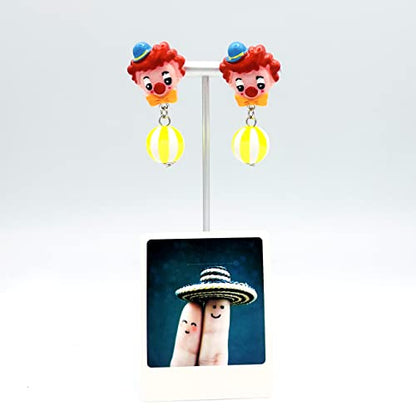 Funny Earrings for Women - Clown Earrings - Circus Earrings - Carnival Earrings for Women - Clown Accessories for Women - Bachelorette Party Jewelry - Weird Earrings - Bride Earrings Bachelorette - Birthday Theme Party Jewelry - Funny Earrings for Girls N