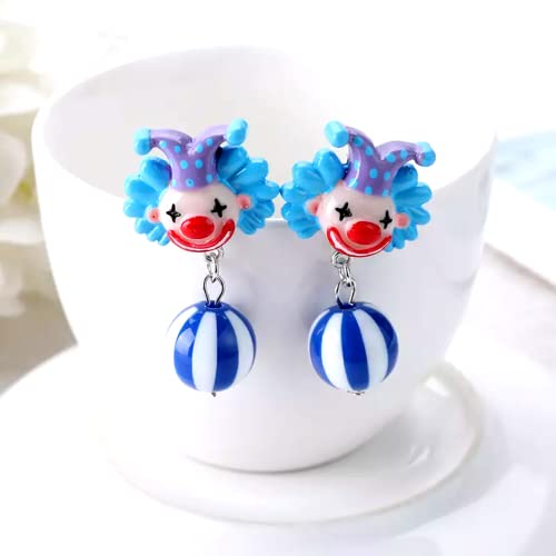 Funny Earrings for Women - Clown Earrings - Circus Earrings - Carnival Earrings for Women - Clown Accessories for Women - Bachelorette Party Jewelry - Weird Earrings - Bride Earrings Bachelorette - Birthday Theme Party Jewelry - Funny Earrings for Girls N